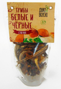 Смесь сушеных белых и черных грибов 30г