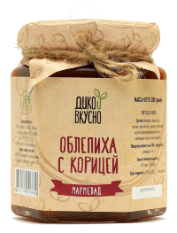Десерт (мармелад) Облепиха с корицей (содержание ягоды 60%) 200г