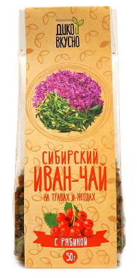 Чайный напиток "Сибирский Иван-Чай на травах и ягодах" с рябиной 50г