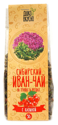 Чайный напиток "Сибирский Иван-Чай на травах и ягодах" с калиной 50г