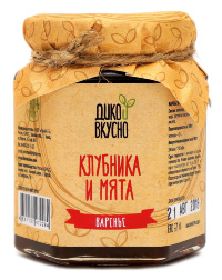 Варенье из клубники с мятой 220г