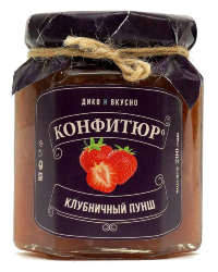 Конфитюр "Клубничный Пунш" 200г