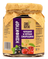 Конфитюр Черешня и чёрная смородина 200г