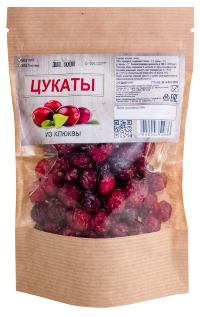 Цукаты КЛЮКВА  100гр.