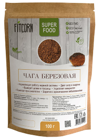 Чага березовая дробленая 100 гр