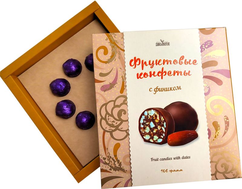 Фруктовые конфеты с фиником, 106 г