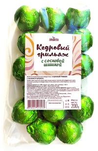 Конфеты Кедровый Грильяж с сосновой шишкой, 200г