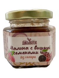 Десерт "Малина и Вишня с семенами чиа" 100гр.