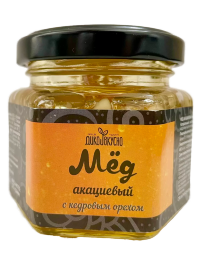 Мед акация с кедровым орехом 125г